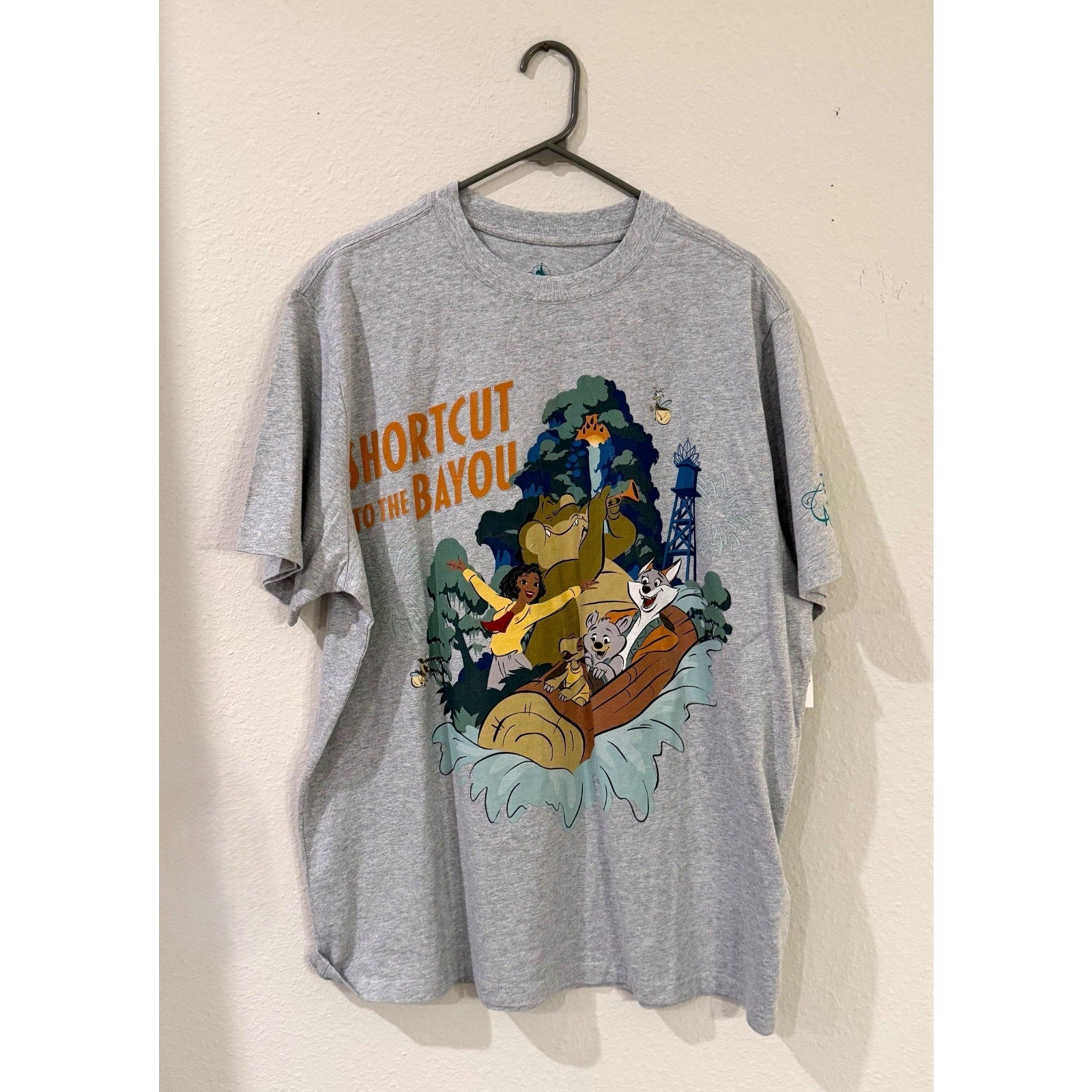 Disney Tiana’s Shortcut To Bayou Adventure Adult Shirt X-Large NEW