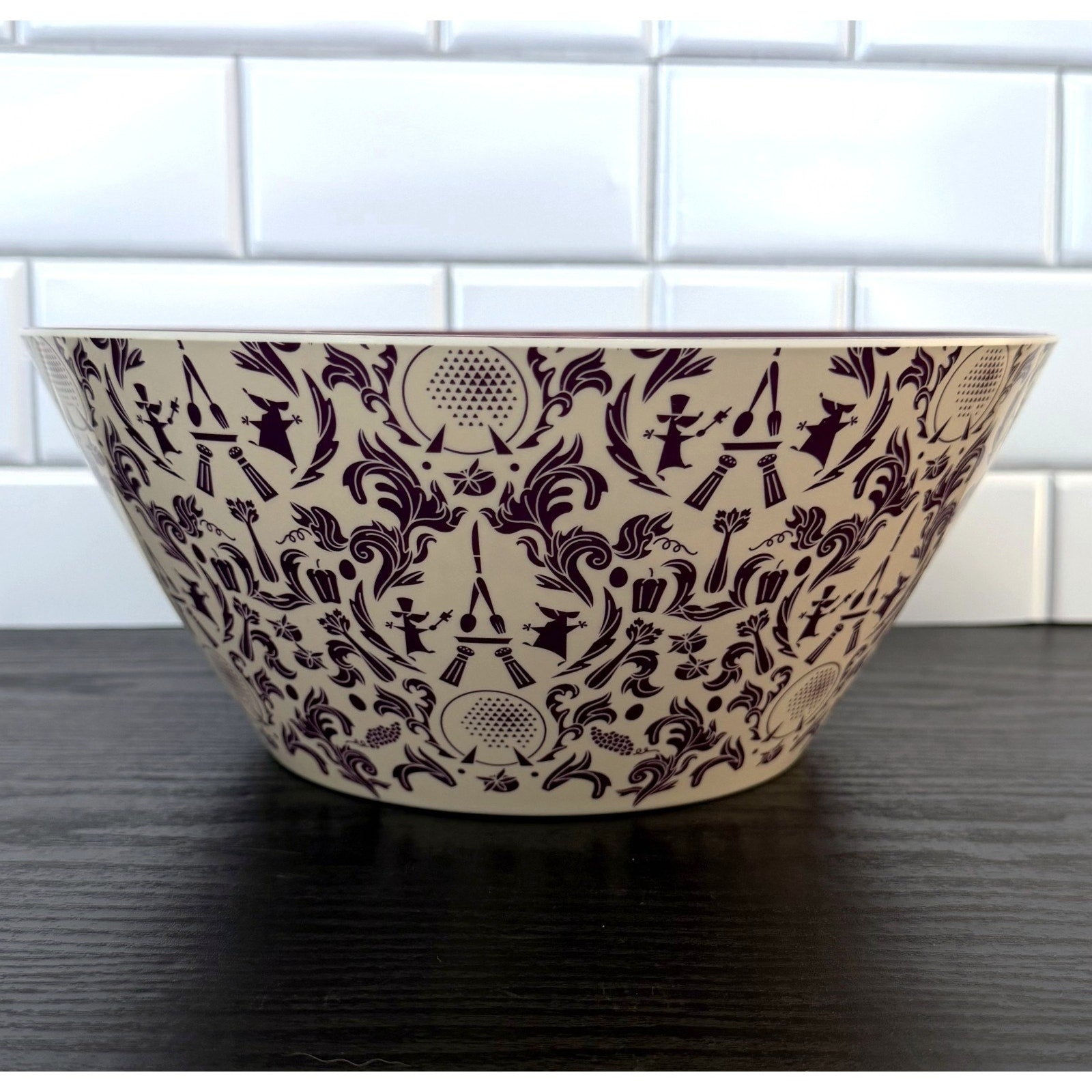 NEW Disney Parks Epcot Food & Wine 2025 Purple Serving Bowl Chef Remy
