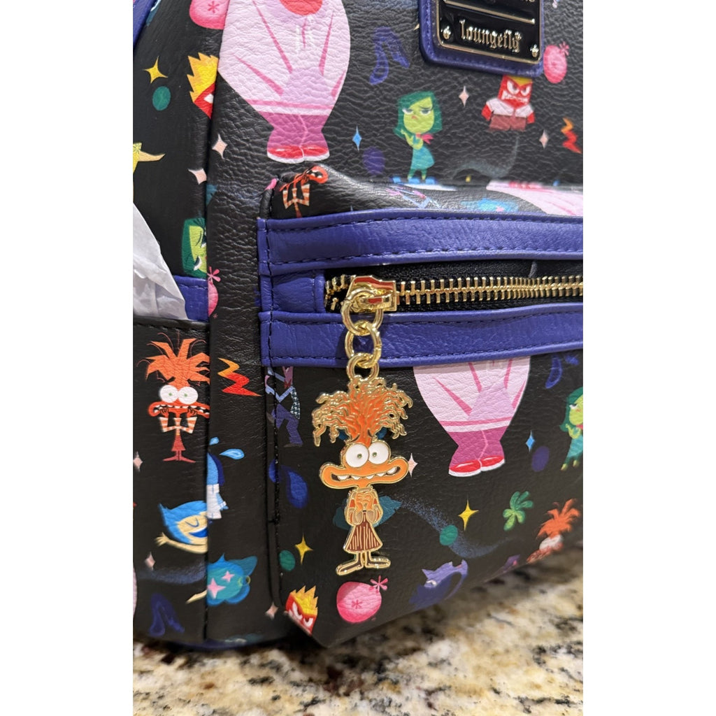 NWT Disney Parks x Loungefly 2025 Pixar Inside Out 2 Mini Backpack