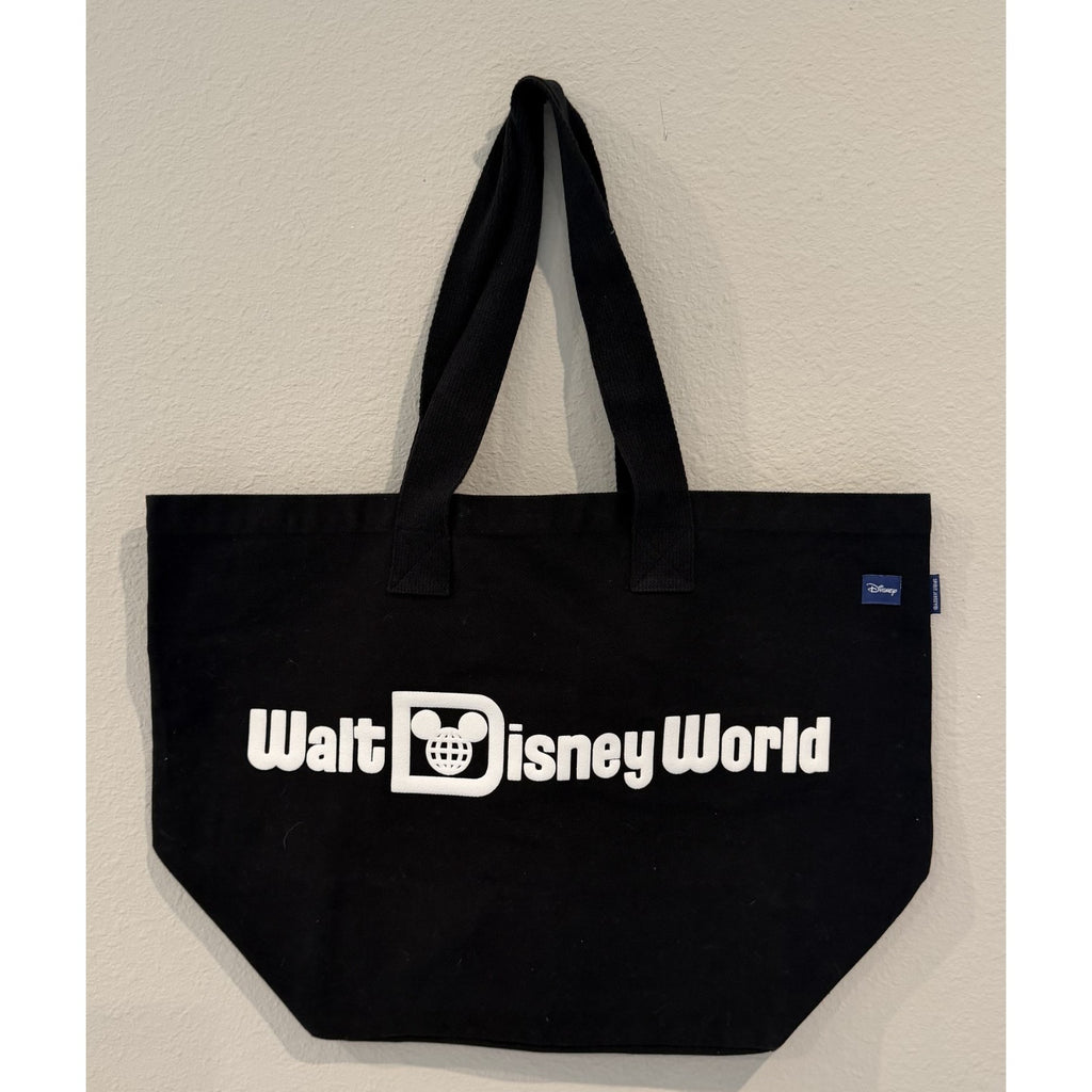 NWT Disney Parks Walt Disney World Mickey Mouse Spirit Jersey Black Tote Bag