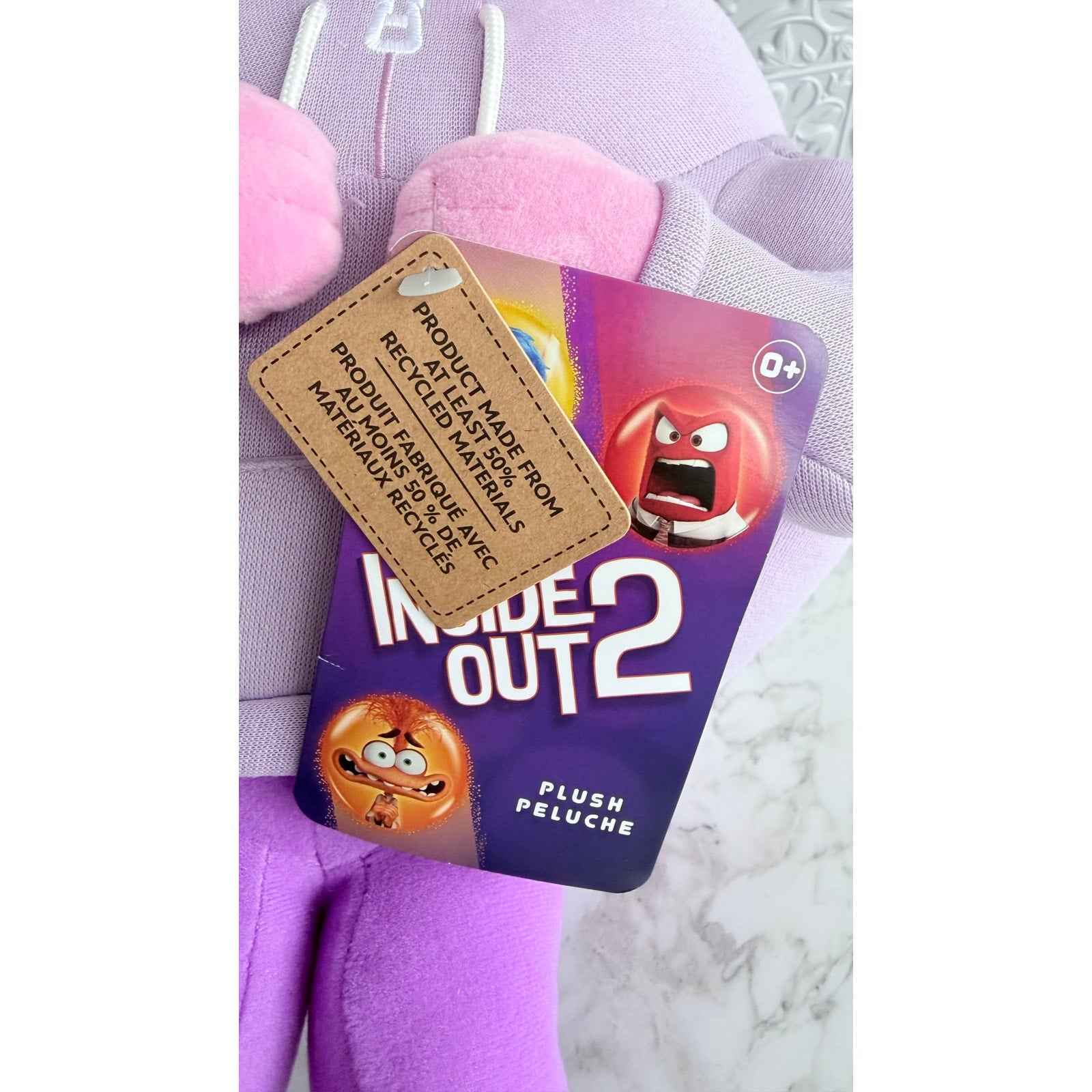Disney Store Inside Out 2 Embarrassment Plush Doll 15" Stuffed Animal New