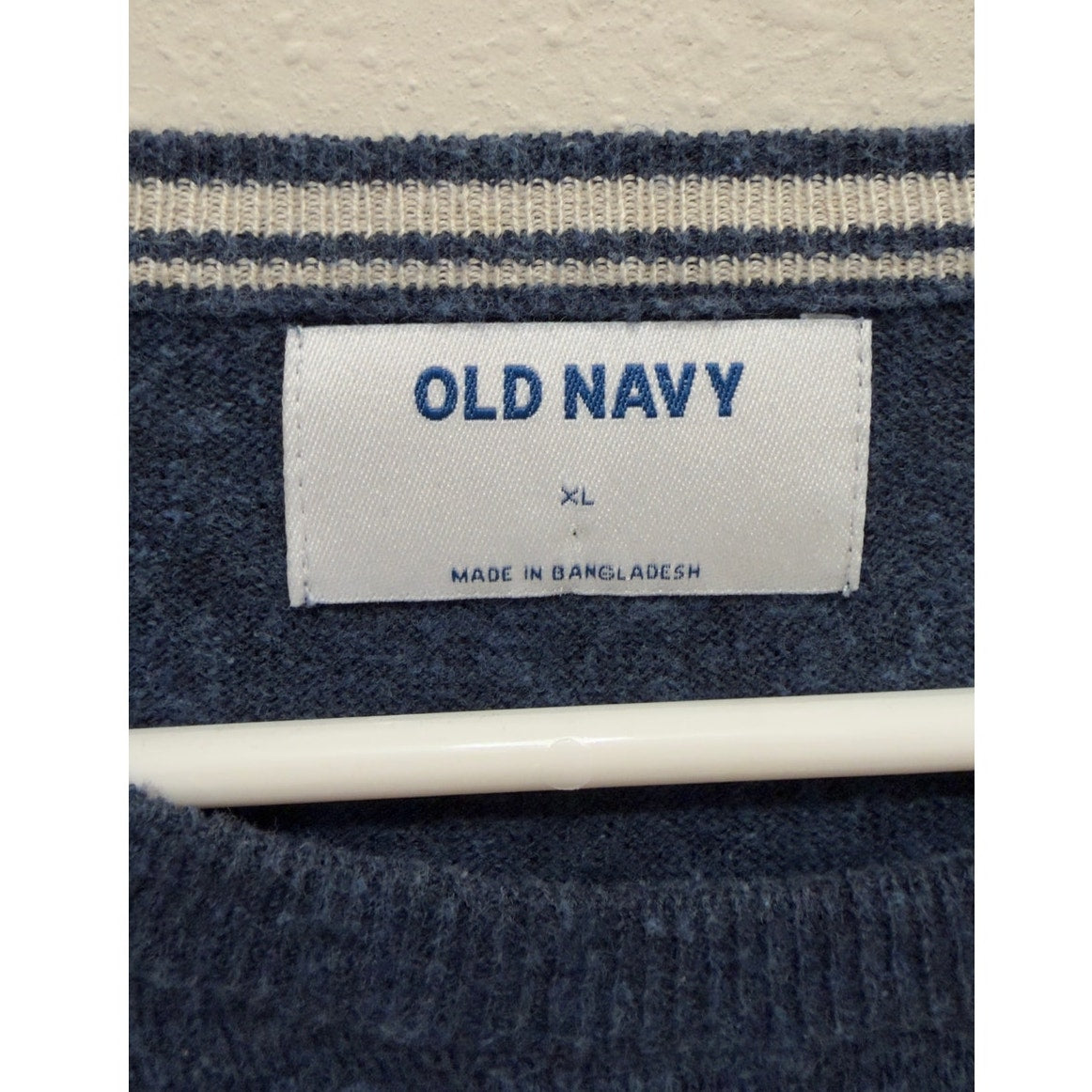 Old Navy Men's Crewneck Pullover Sweater Heathered Blue Size XL
