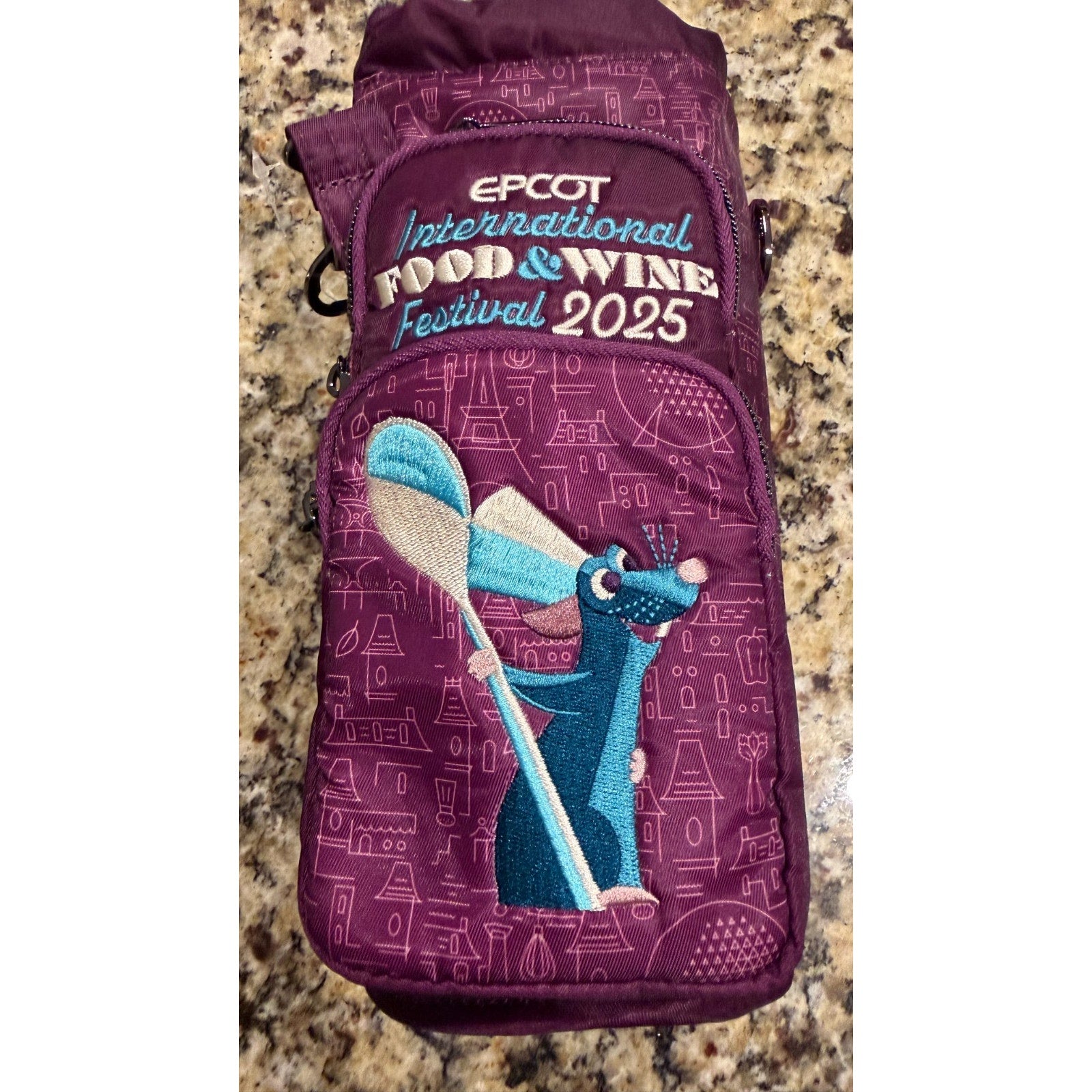 NEW Disney Parks x Lug 2025 Epcot Food & Wine Festival Remy Water Bottle Holder