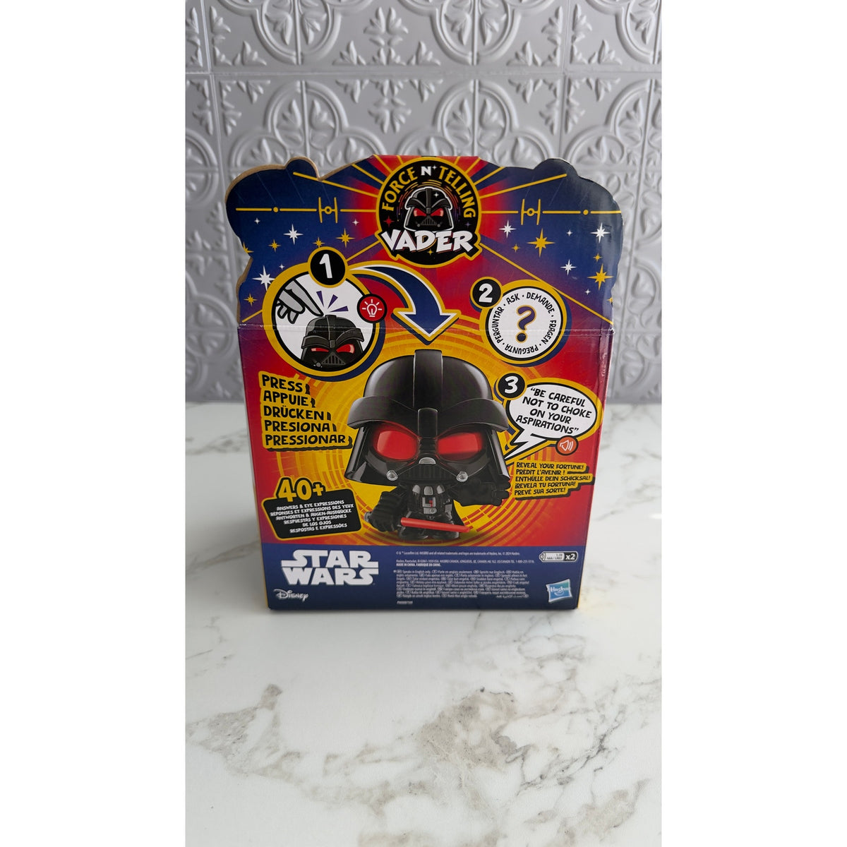 Star Wars Force N’ Telling Vader Electronic Figure Hasbro Disney NEW