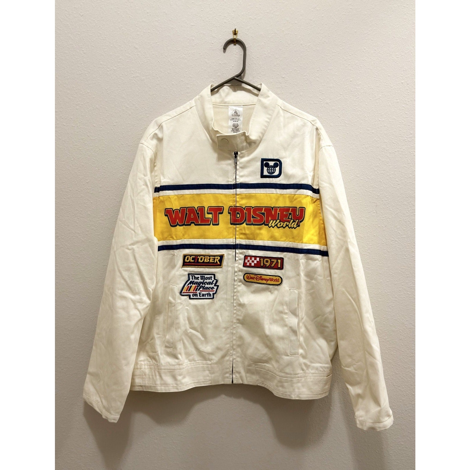 NEW Disney Parks Walt Disney World Racing Jacket - Adult X-Large
