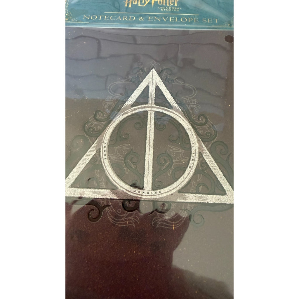 NEW Universal Studios Harry Potter Deathly Hallows Notecard Set