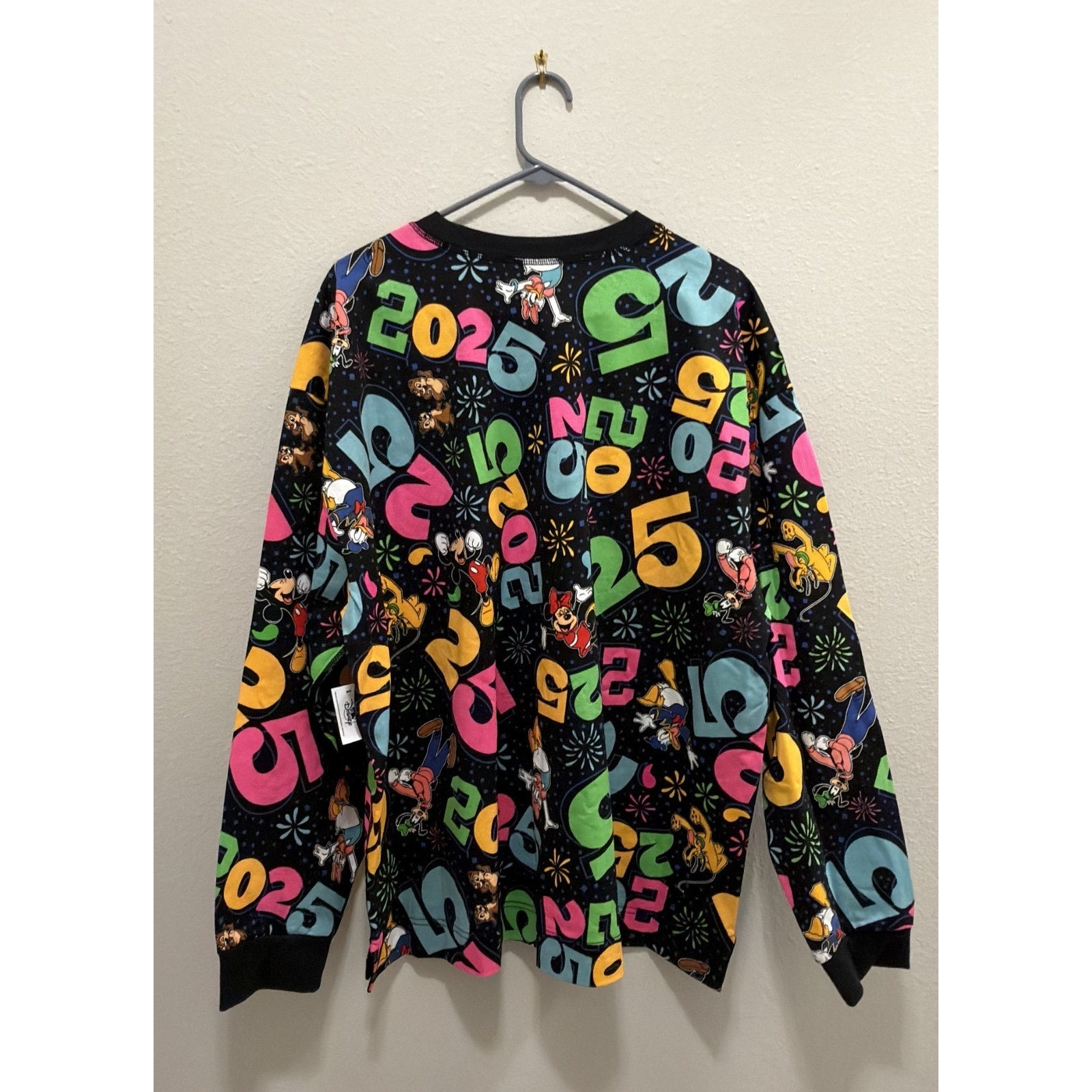 Walt Disney World 2025 Mickey & Friends Crewneck Sweatshirt Large NWT