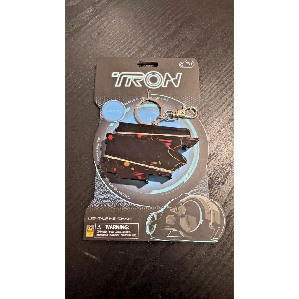 Disney Parks 2023 TRON Lightcycle Run Light-Up Keychain/Bag Charm NEW