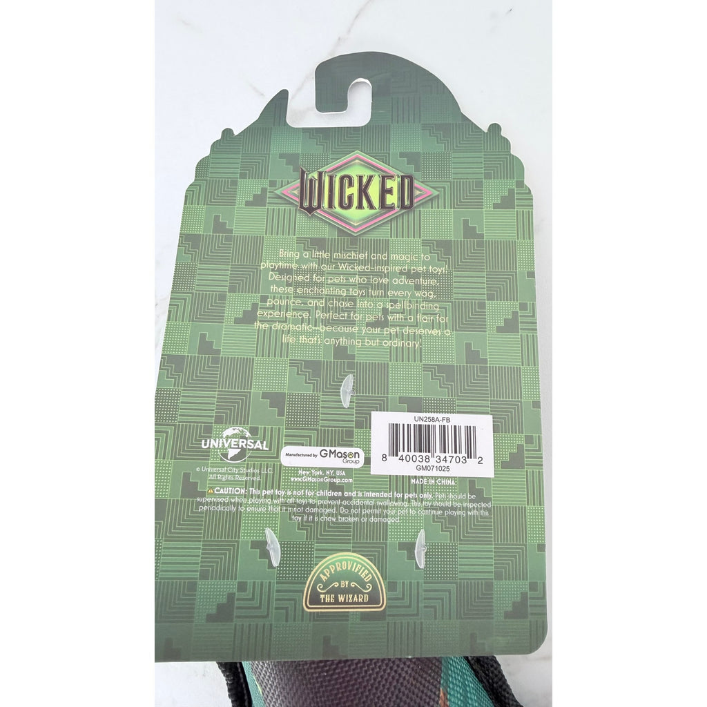 Wicked 9’" Dog Squeaker Toy - Elphaba Wicked Witch - NEW