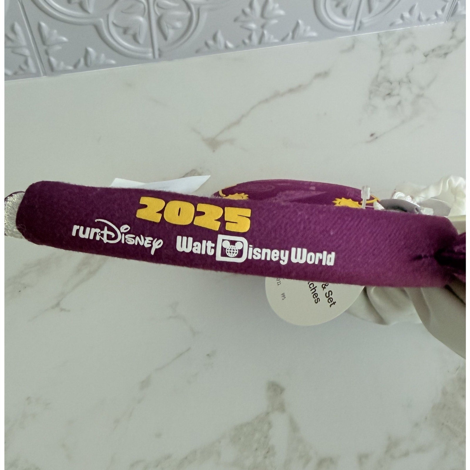 Disney 2025 runDisney Wine & Dine Half Marathon Minnie Ears Headband NWT