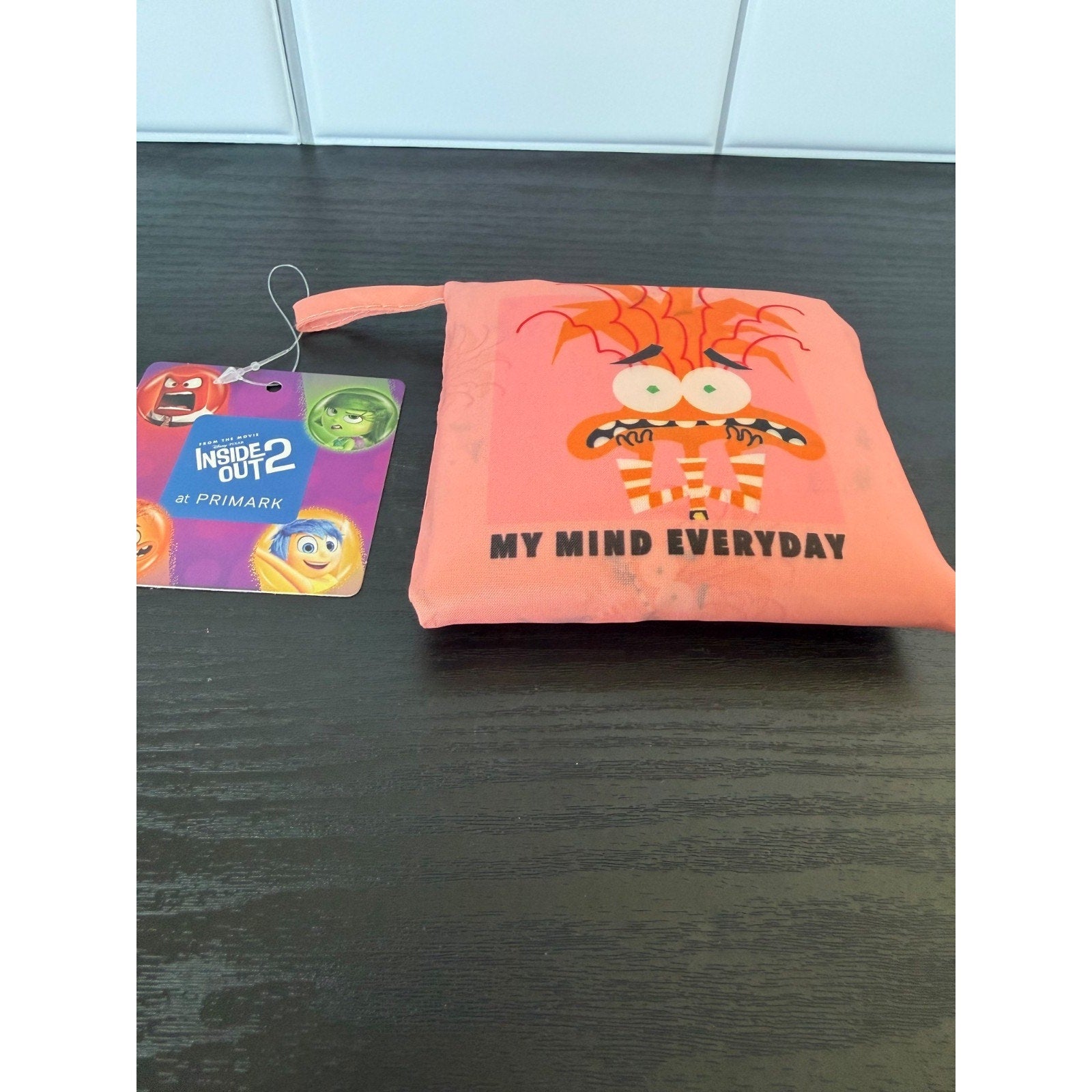 Primark x Disney Inside Out 2 "Anxiety" Packable Tote – NWT
