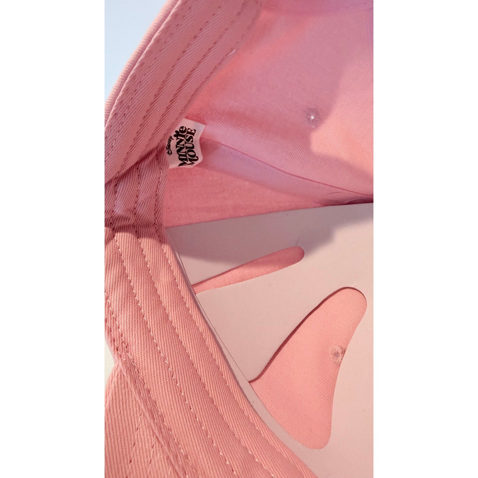 NEW Disney Minnie Mouse Pink Embroidered Adjustable Dad Hat