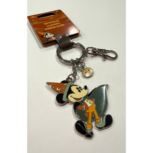 Disney Mickey 2025 Halloween Wizard Keychain Bag Charm NEW