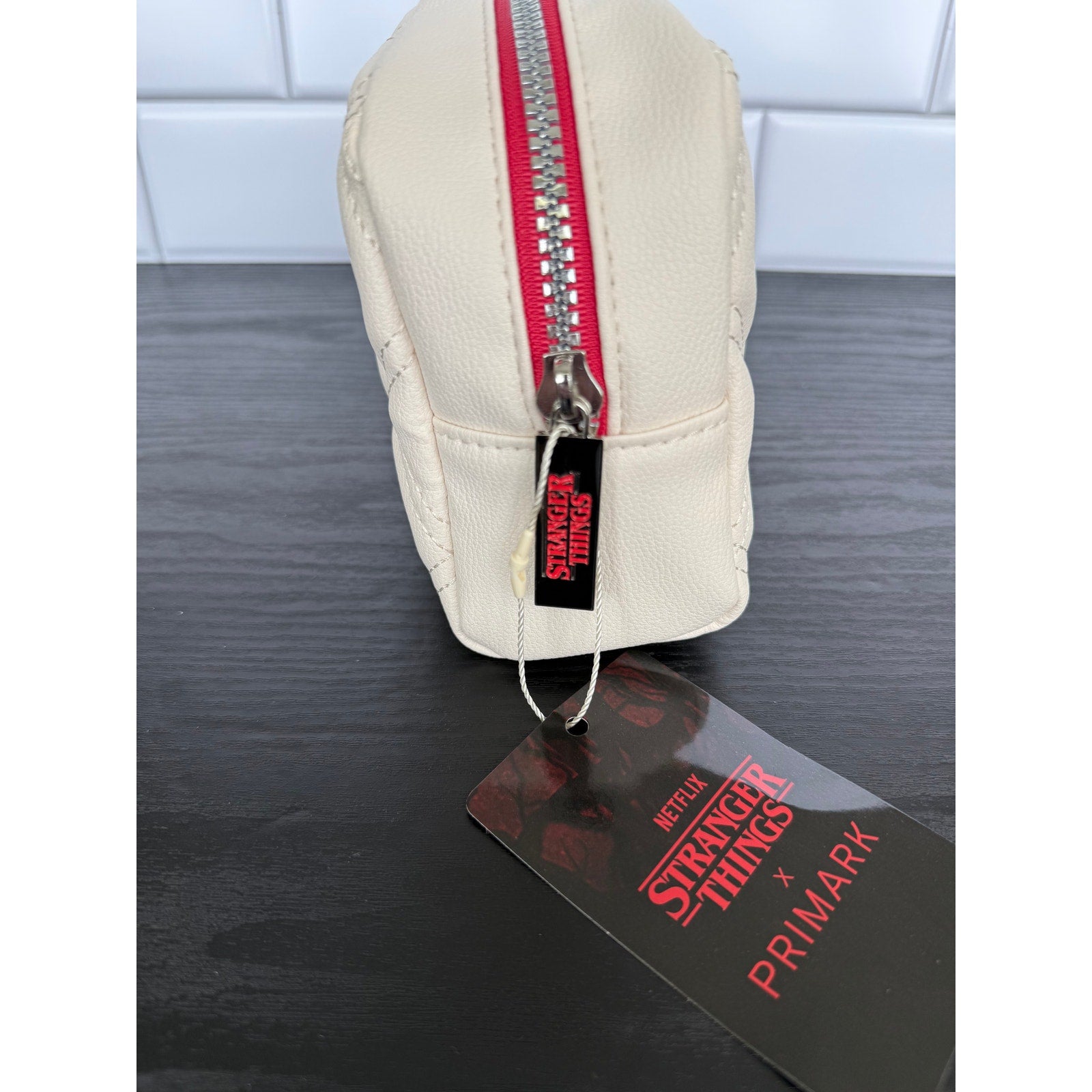Primark Stranger Things Hellfire Club Quilted Makeup Pouch NWT