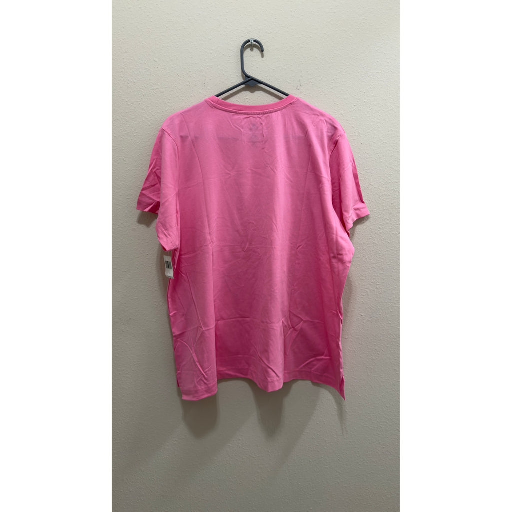 Disney Parks Walt Disney World Mickey Minnie Mouse Pink Holiday Tee Large NWT