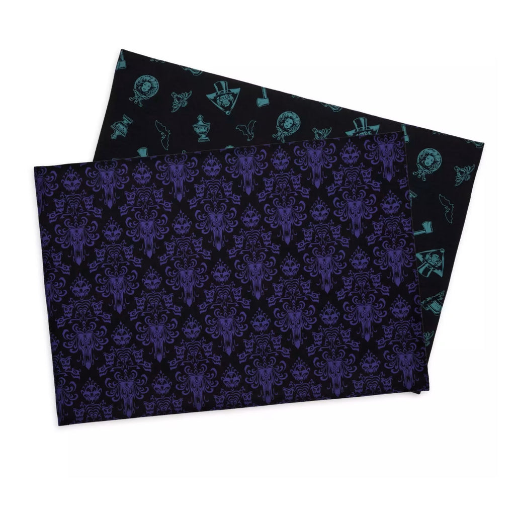 Disney Parks The Haunted Mansion Reversible Placemat Madame Leota Wallpaper NWT