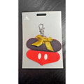 Disney Parks Christmas 2023 Mickey & Minnie Ornament ID Keychain/Bag Charm NWT