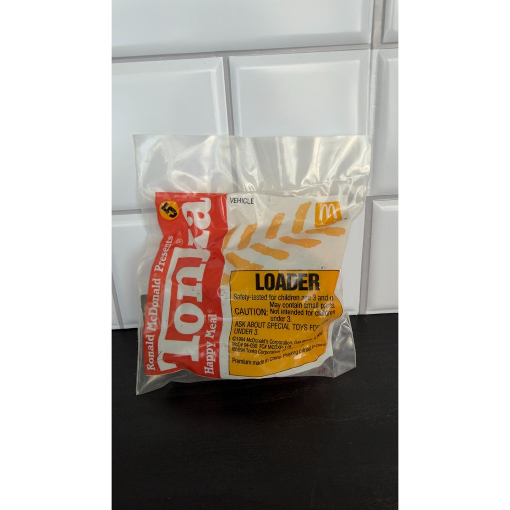 Vintage 1992 McDonald’s Tonka Truck Lot - Set of 2 Factory Sealed Toys