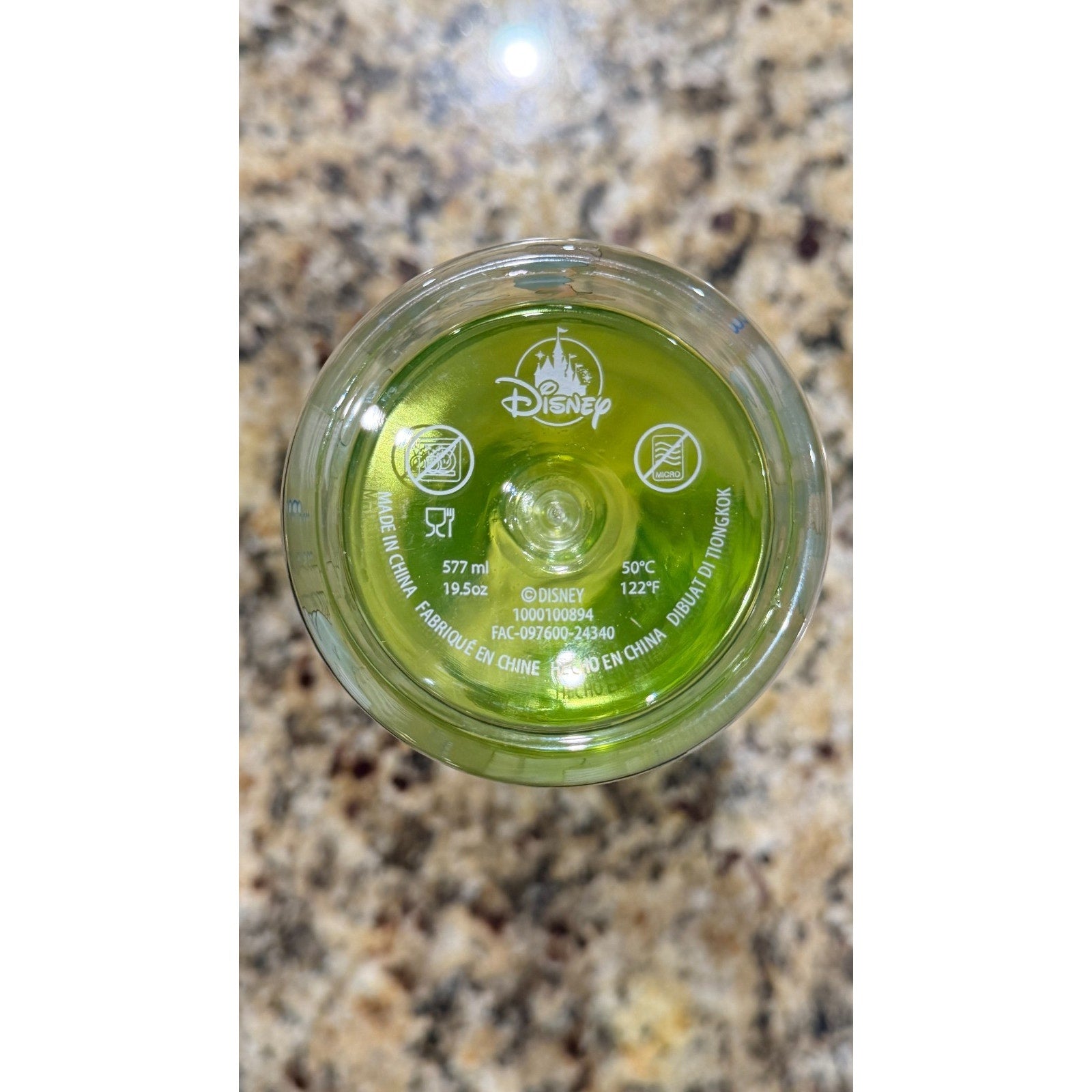 NEW Disney Parks Goofy Lime Green 20oz Water Bottle