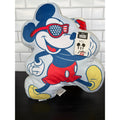 Disney Americana 2-Piece Mickey/Minnie Character Pillow & Throw Set NEW