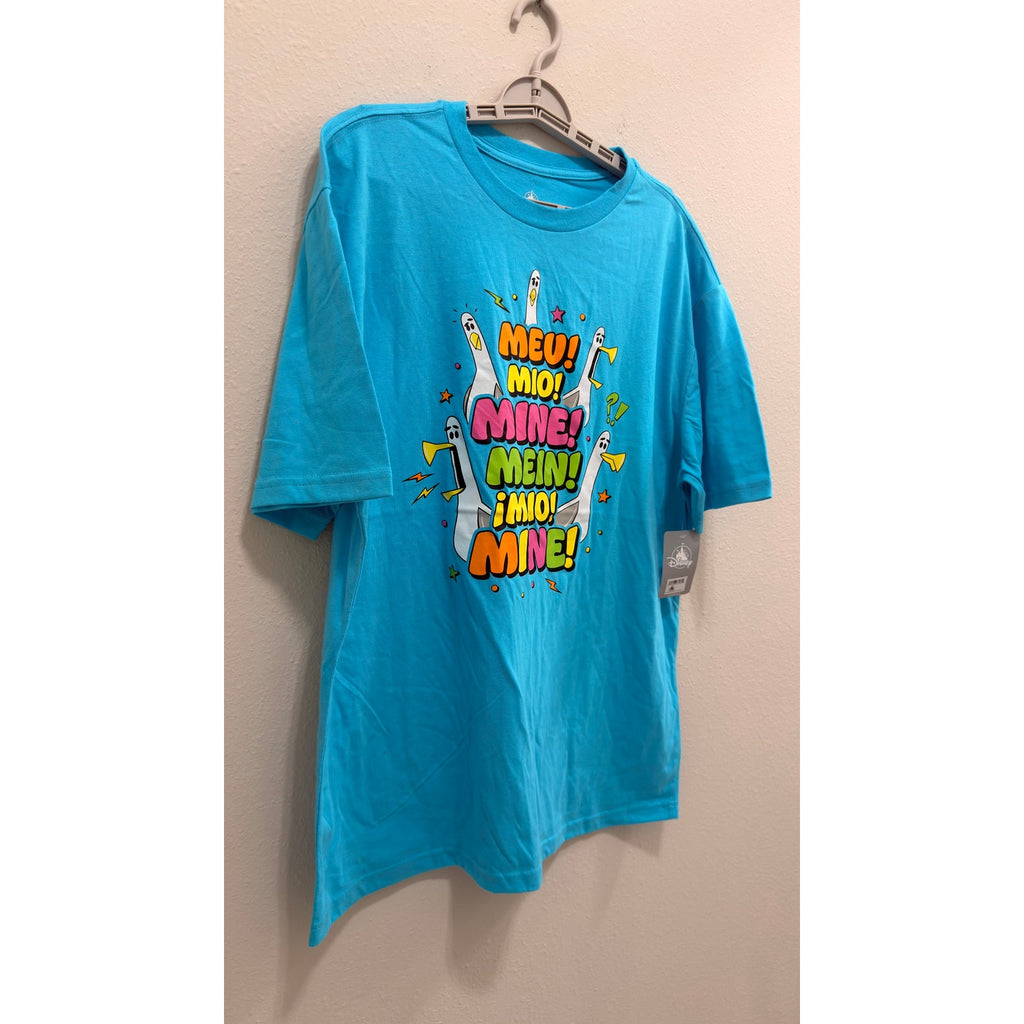 Disney Pixar Finding Nemo Seagulls "Mine Mine Mine" T-Shirt Adult Large NWT