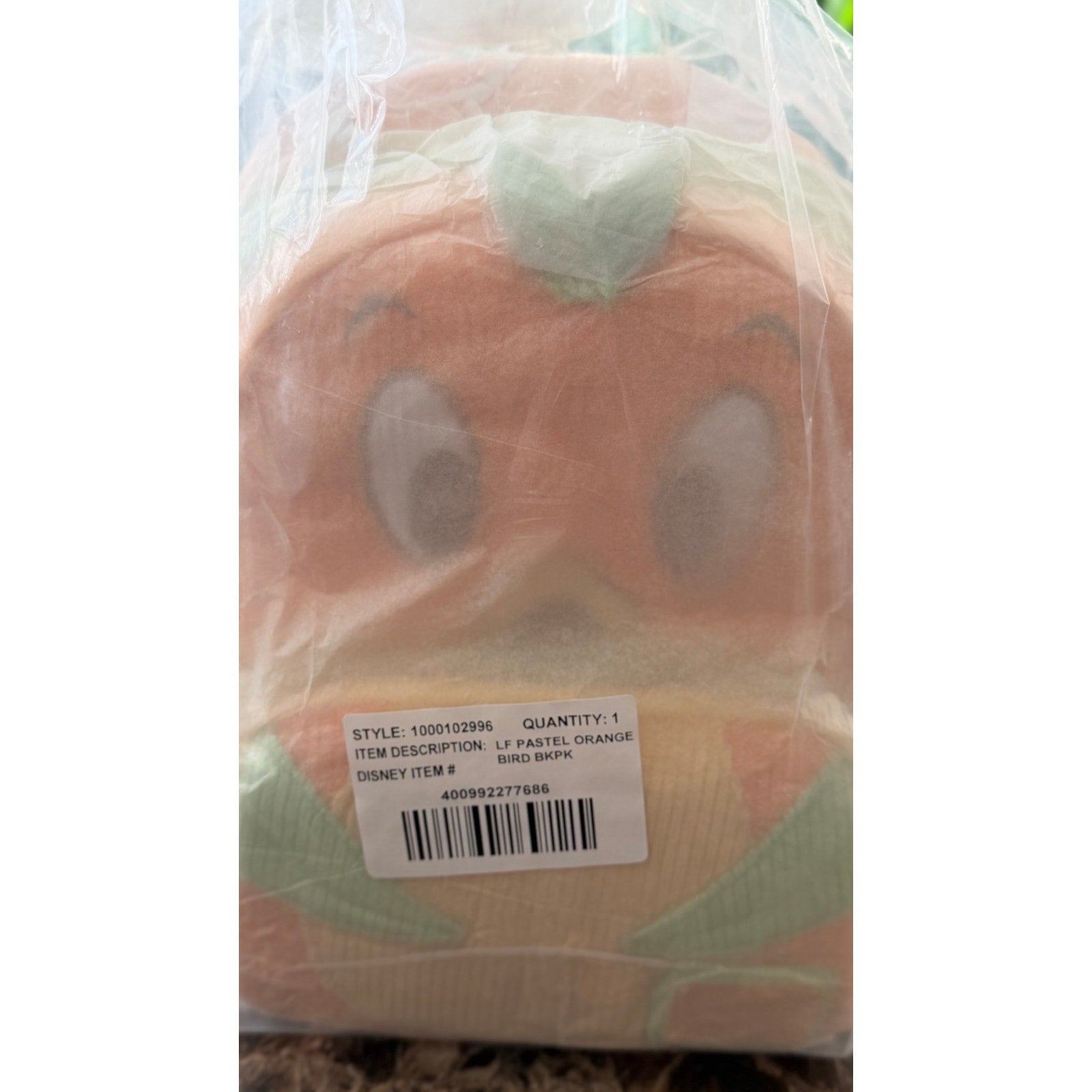 Disney Parks Loungefly Orange Bird Corduroy Backpack NEW