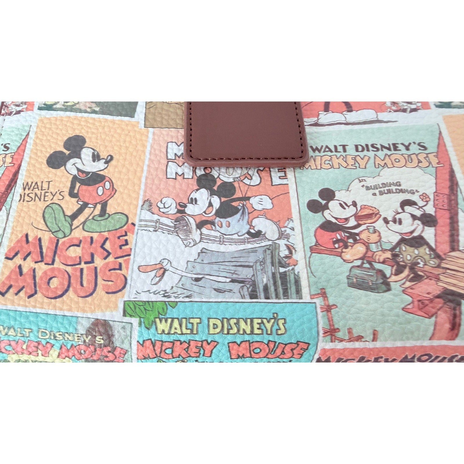 Disney Parks Mickey Mouse Retro Poster Wristlet Wallet & Crossbody