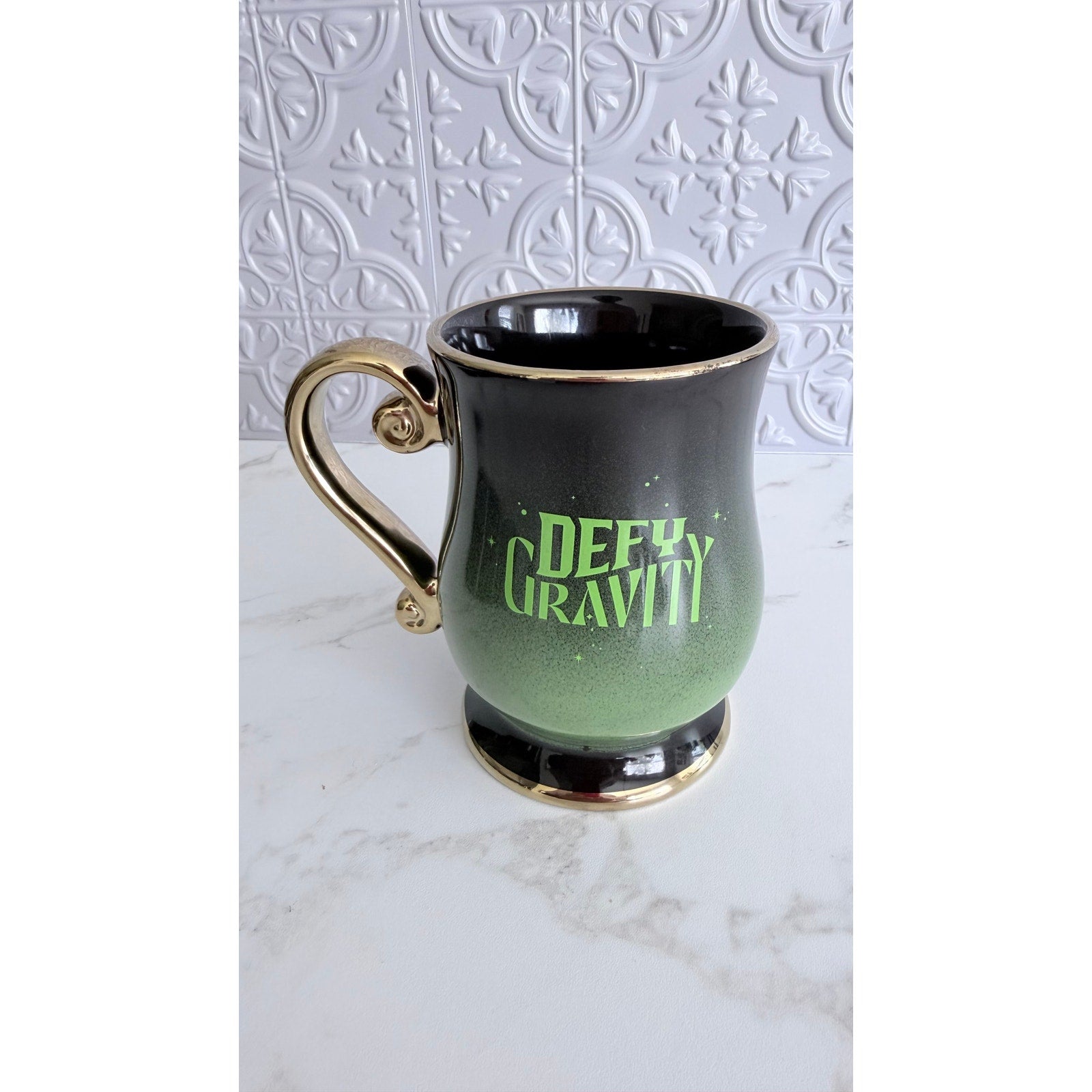 Wicked Movie Defying Gravity Elphaba Ceramic Mug 17.5 oz Silver Buffalo NEW