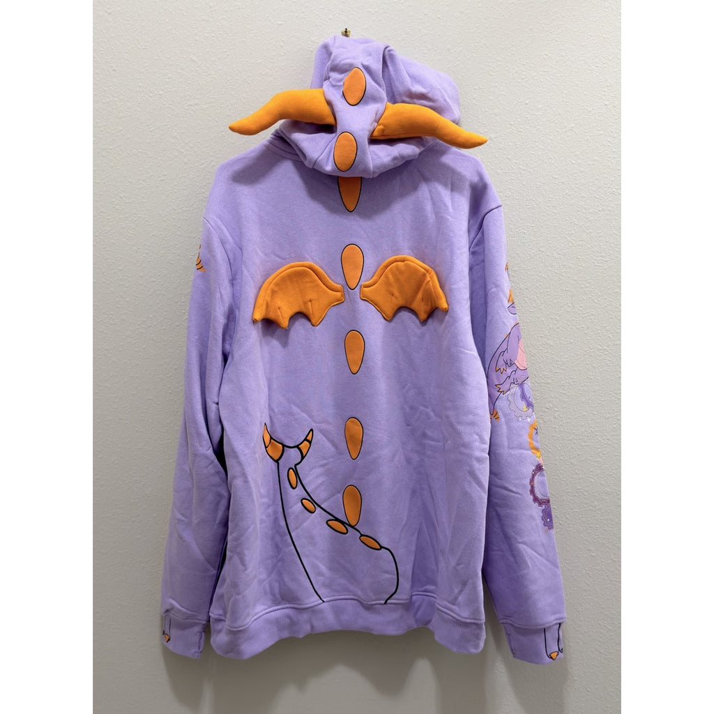 NEW Disney Parks EPCOT Figment Cosplay Pullover Hoodie - Adult Large