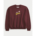 NWT The Grinch Boxy Graphic Crew Sweatshirt – Large