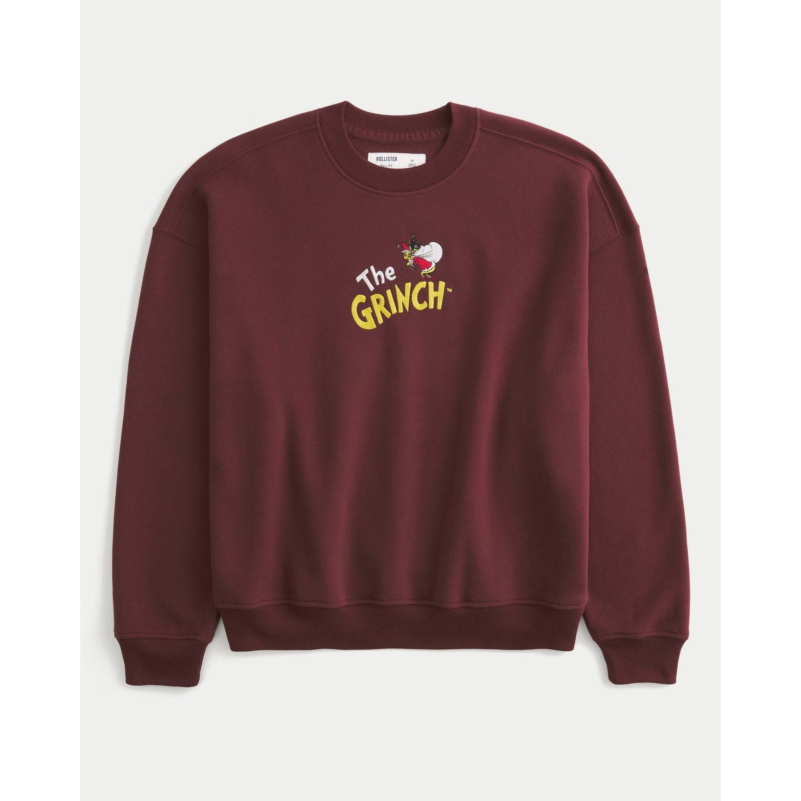 NWT The Grinch Boxy Graphic Crew Sweatshirt – Large