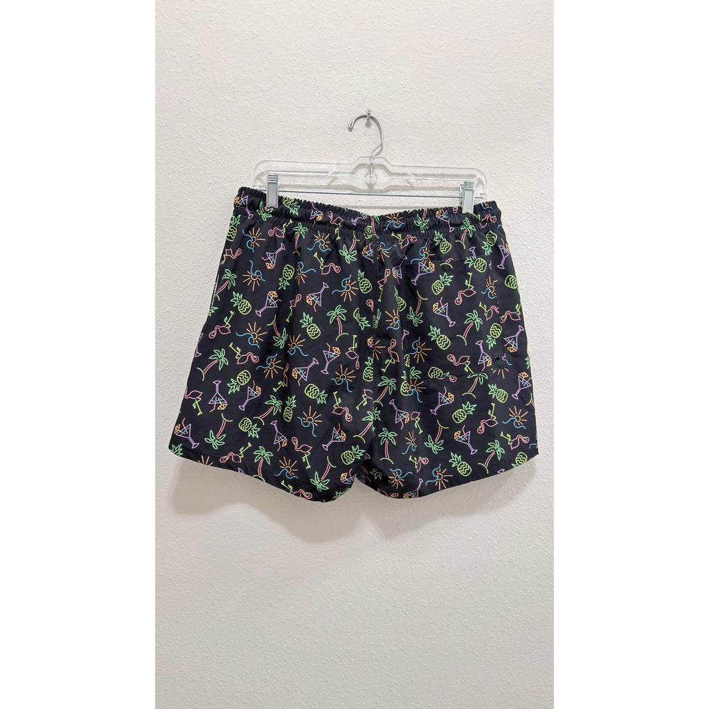 Cabana by Crown & Ivy Neon Party Swim Trunks – Men's Large Preowned