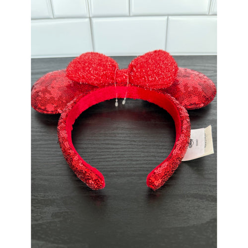 Disney Minnie Mouse Red Sequined Exclusive Headband – NWT