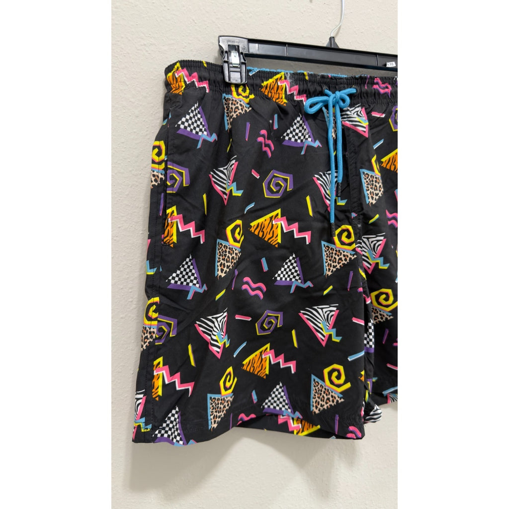 Broken Threads Men's Retro 90s Swim Trunks – Large NWT