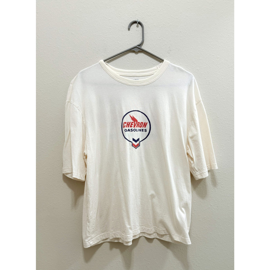Old Navy Licensed Chevron Gasolines Graphic Cropped T-Shirt Medium NWT