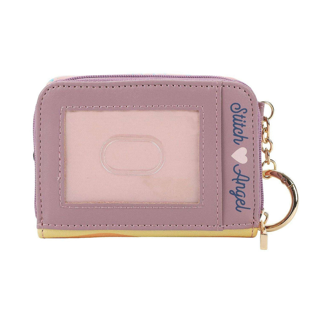 Bioworld Disney Stitch & Angel Zip-Around Wallet Card Case NWT