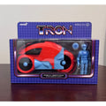Disney Parks Super7 Tron ReAction Figure: RAM & Lightcycle Set NEW Box Damaged