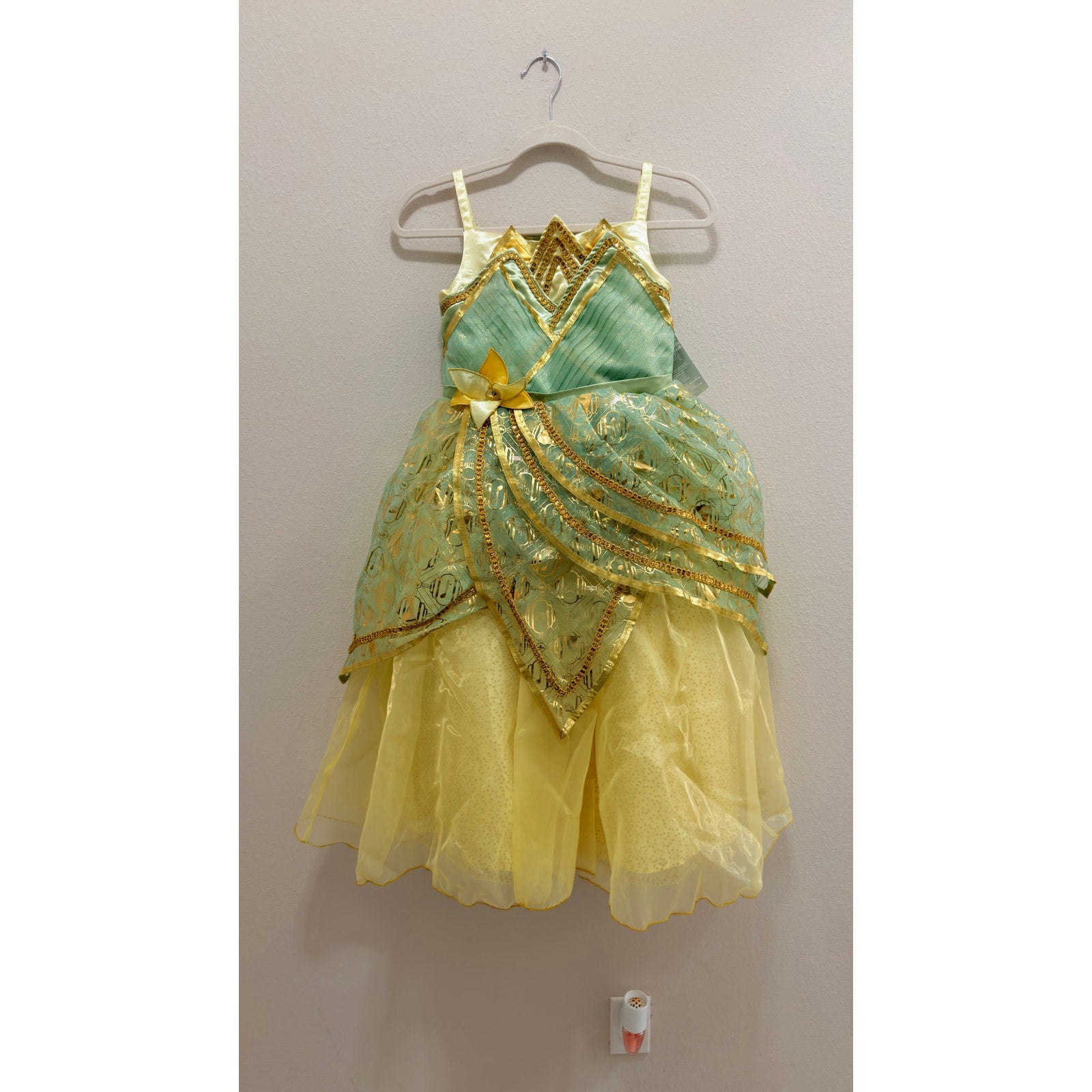 Disney Parks Princess Tiana Costume Dress – Youth Size 7/8 NWT