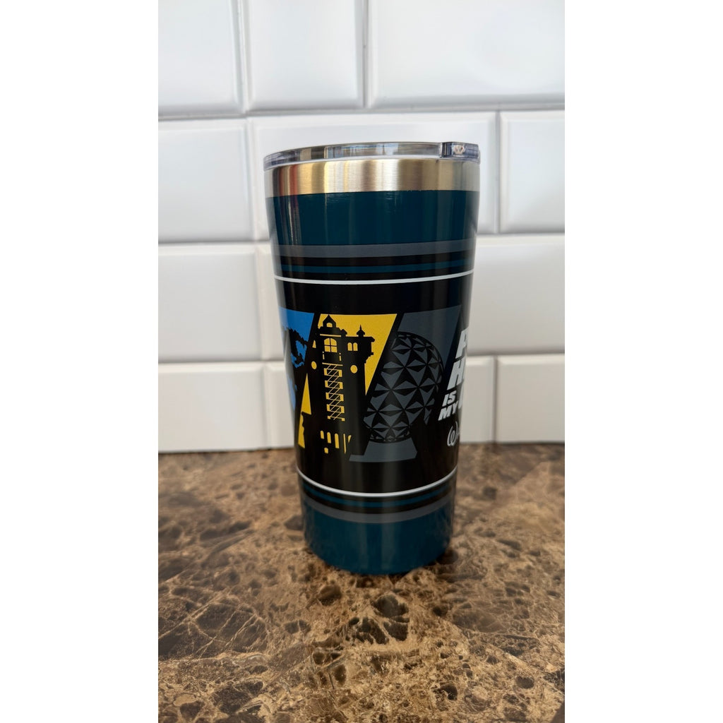 Disney World "Park Hopping Is My Cardio" Stainless Steel Tumbler - NEW