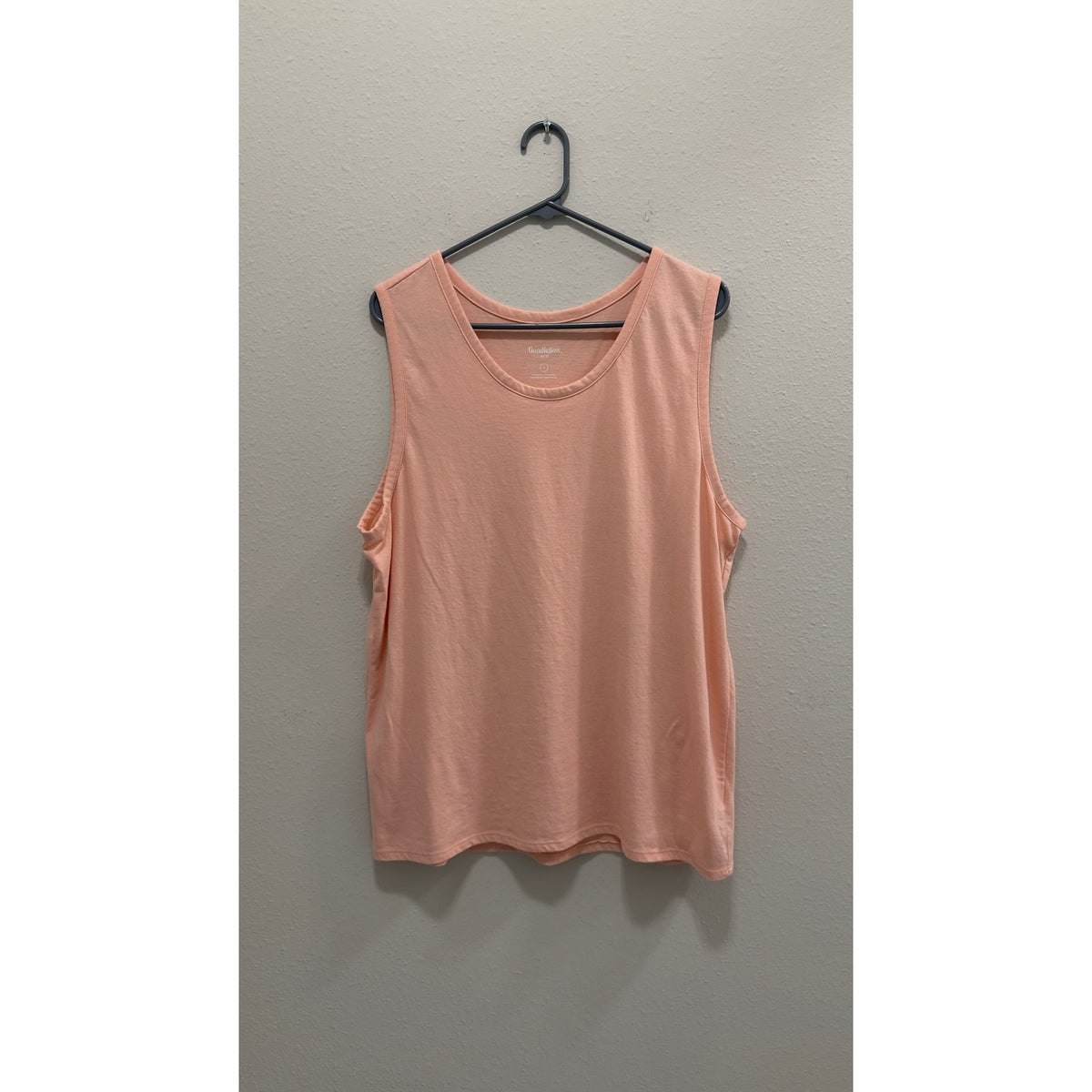 Goodfellow & Co Mens Peach Orange Sleeveless Tank Top Shirt Size Large L