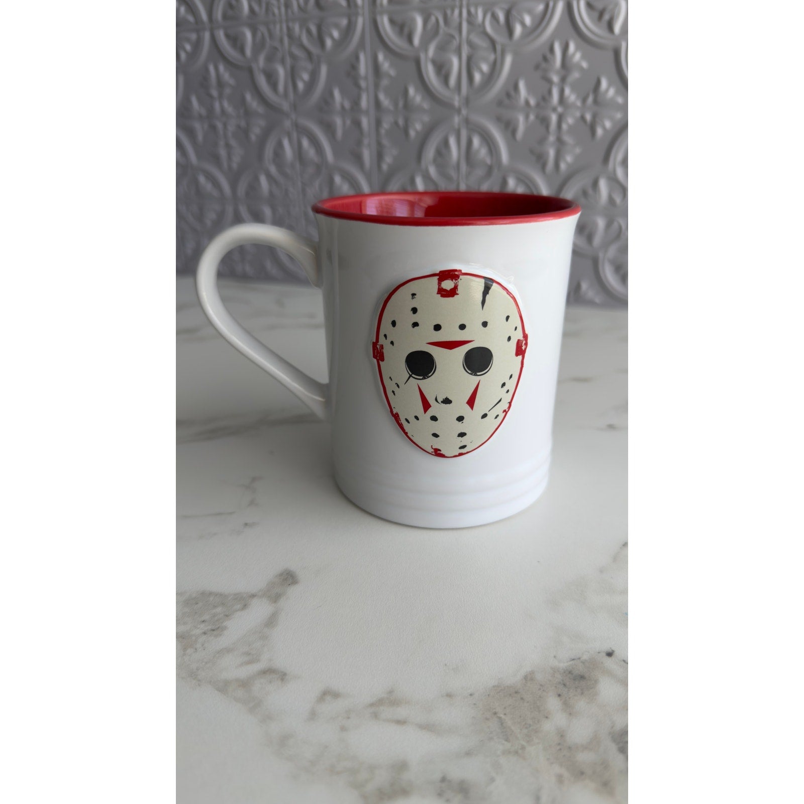 Silver Buffalo Friday the 13th Camp Crystal Lake 16 oz Ceramic Mug NEW