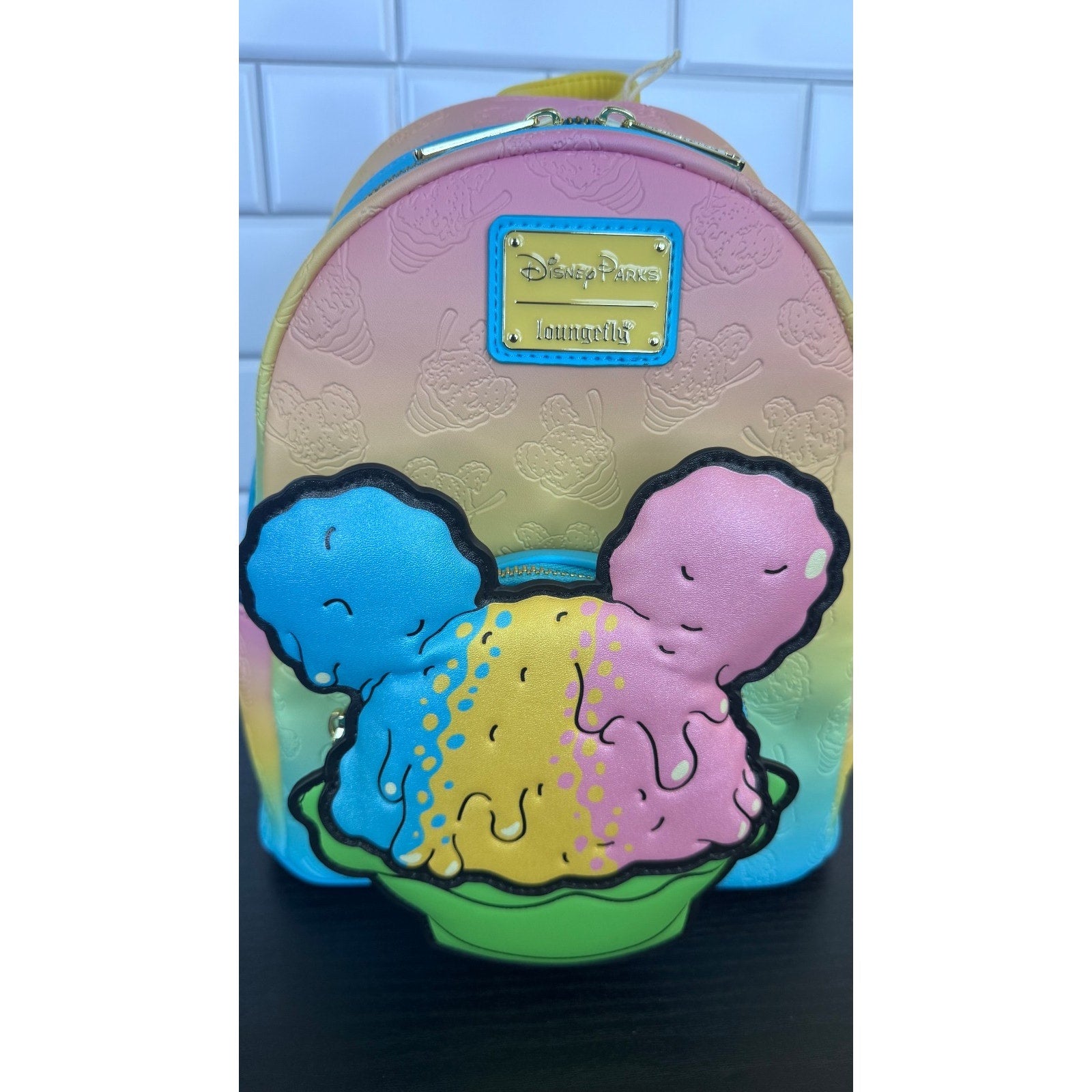 Disney Parks Loungefly Mickey Mouse Shaved Ice Mini Backpack Disney Eats NEW