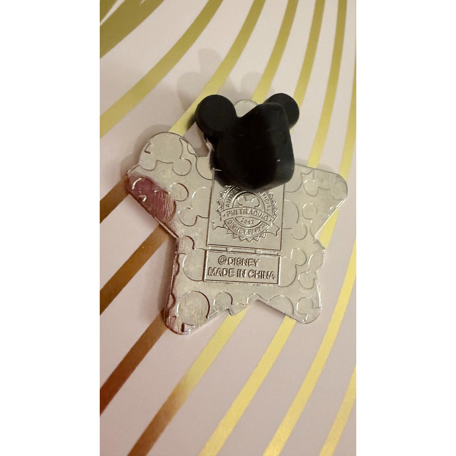 Disney Parks 2012 Mickey Mouse Star Ear Hat Pin