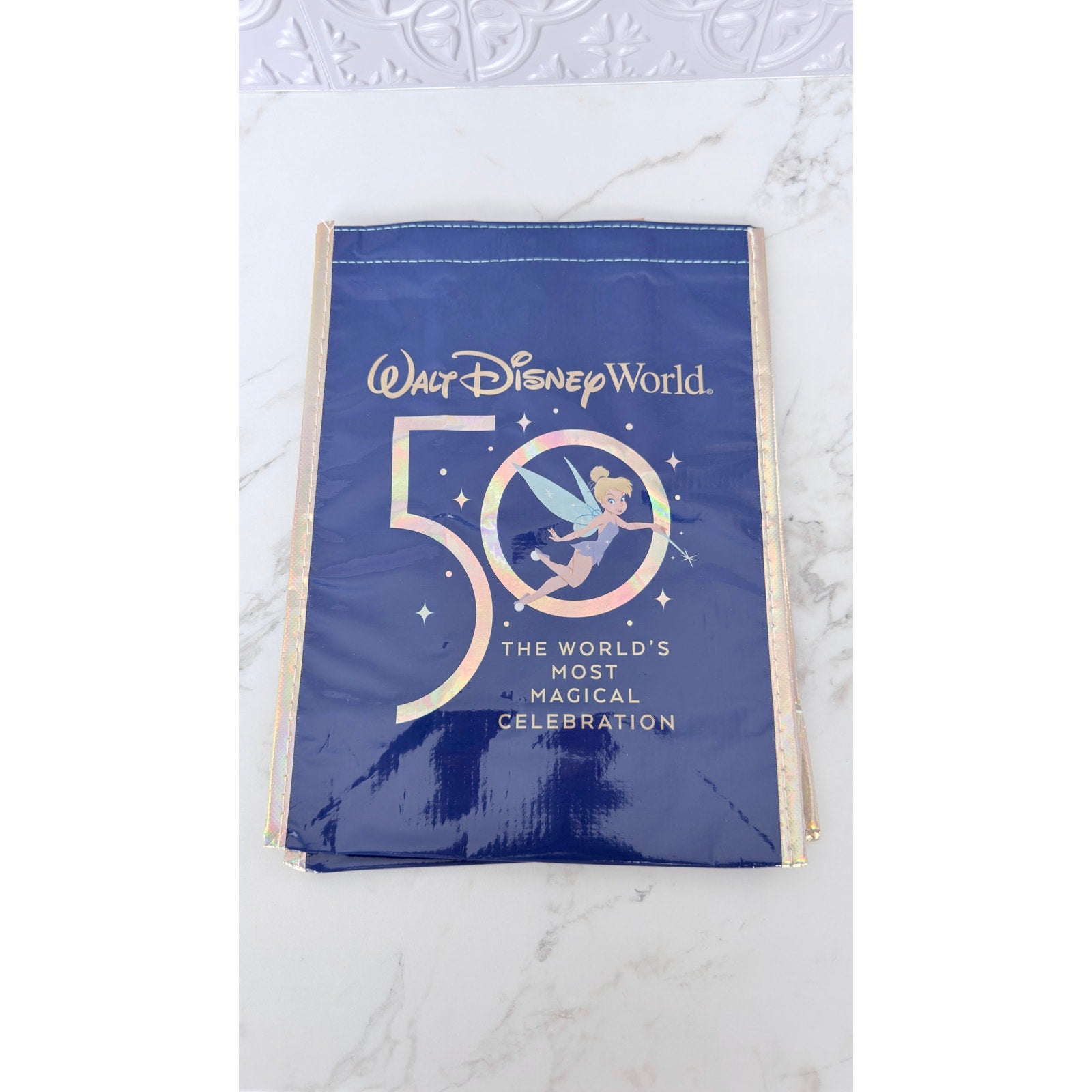 Walt Disney World 50th Anniversary Reusable Tote Bag - Small NEW
