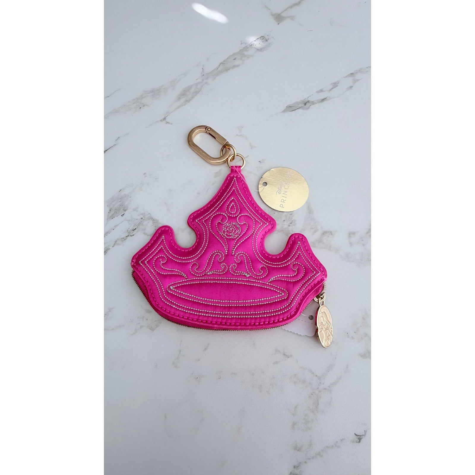 Bath & Body Works Disney Princess Aurora Crown Coin Purse NWT