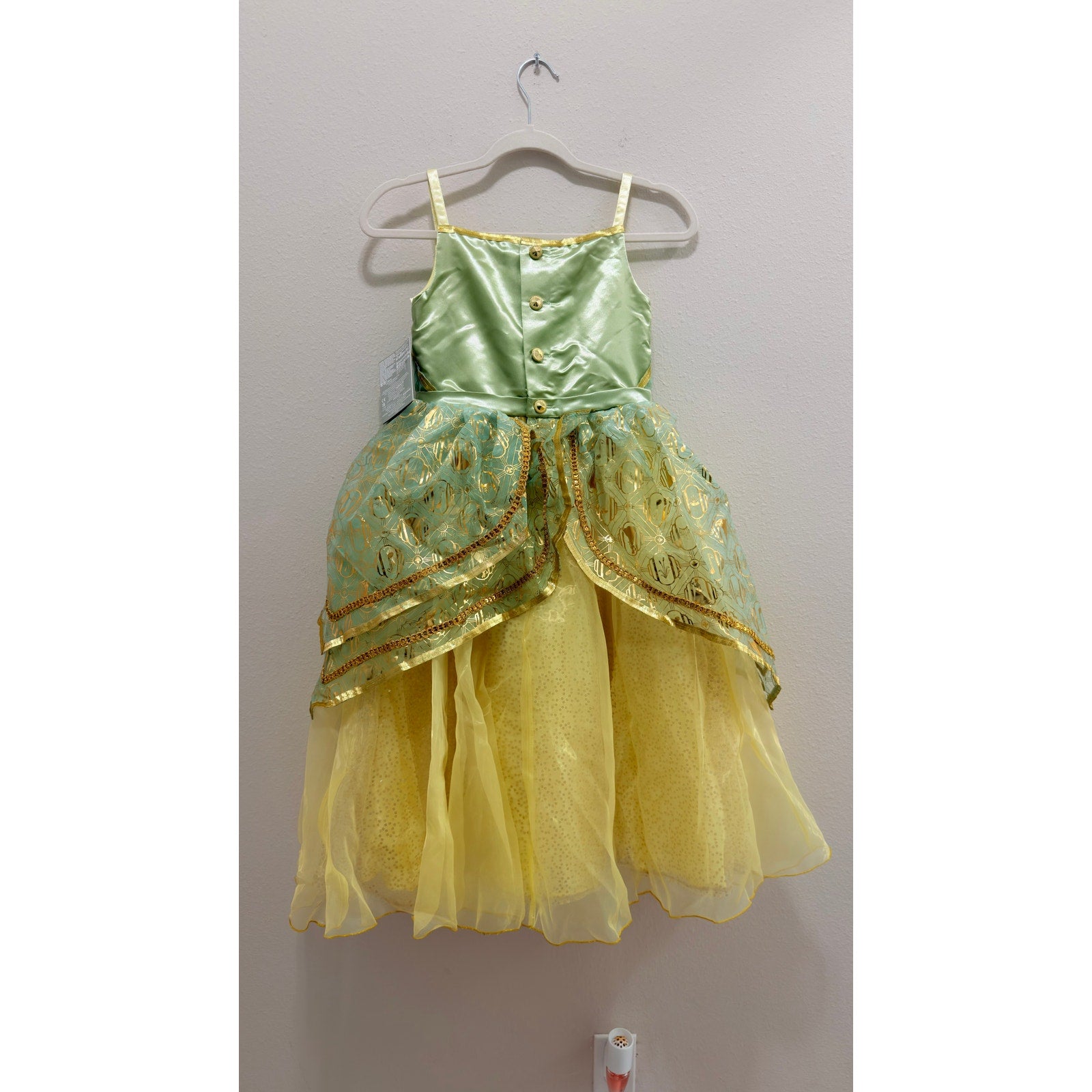 Disney Parks Princess Tiana Costume Dress – Youth Size 7/8 NWT