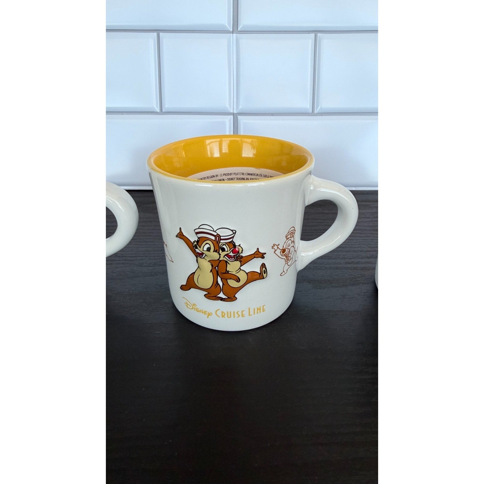 Disney Cruise Line 8oz Diner Mug Set - Mickey, Minnie, & Chip ‘n Dale NEW