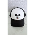 NEW Disney Parks Mickey Mouse Classic Snapback Trucker Hat Cap Black White
