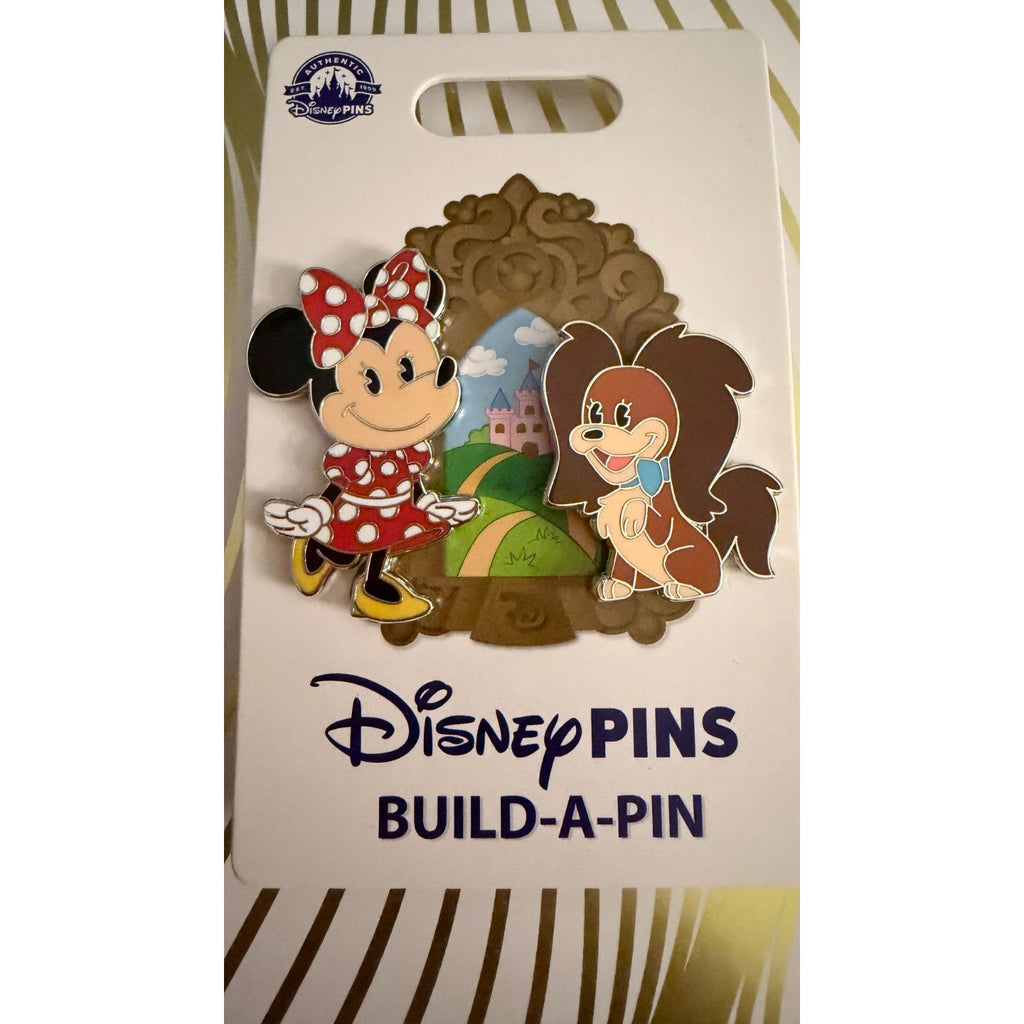 Disney Parks Minnie Mouse and Fifi Build-a-Pin 2-Pin Set