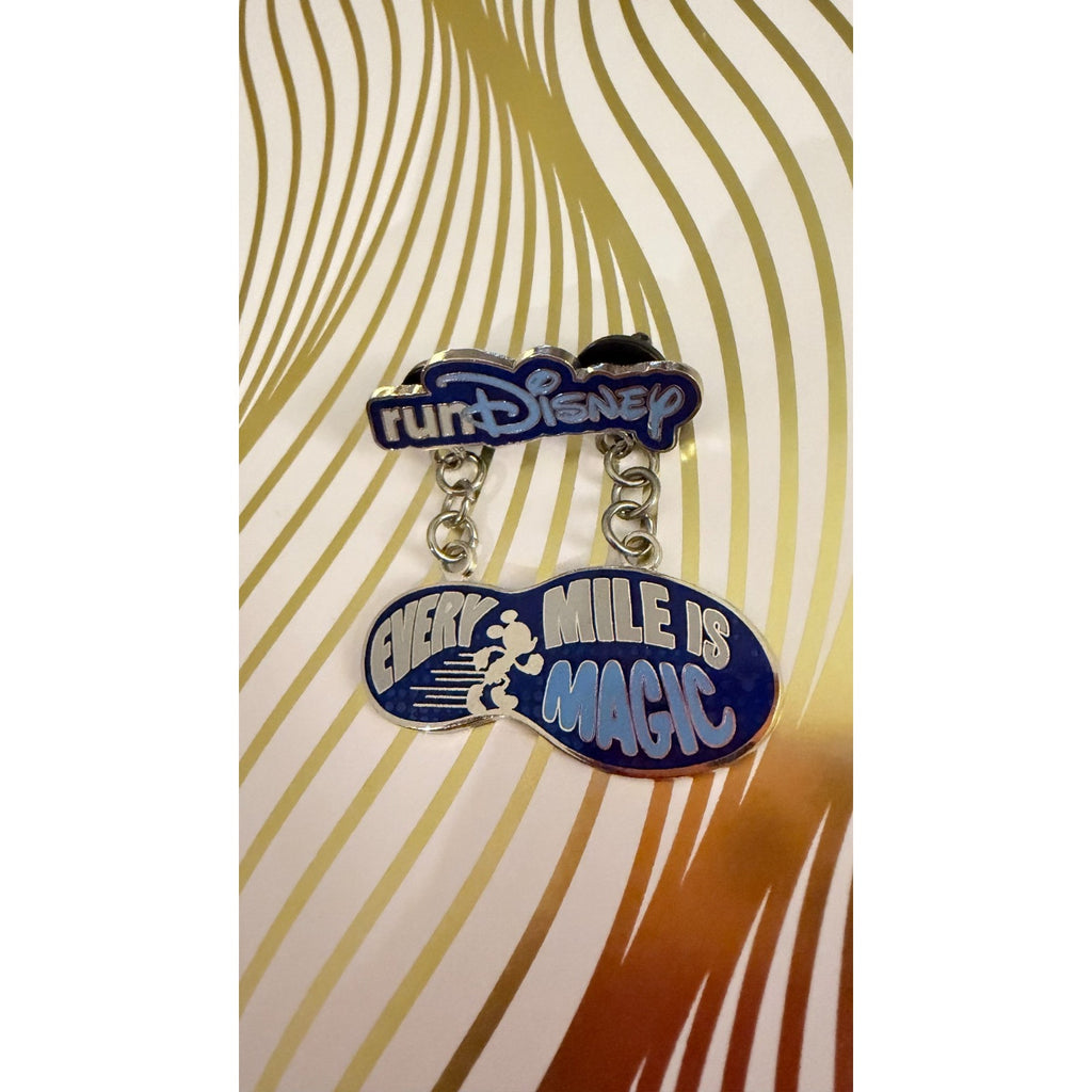 Disney Parks 2015 runDisney Pin - Every Mile is Magic (Dangle)